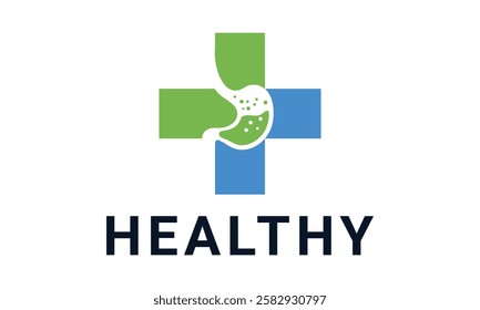 Healthy Stomach Logo Design Template. creative Gastroenterology Healthy Logo element icon vector template