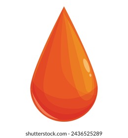 Healthy syrup drop icon cartoon vector. Maple syrup. Market diet drops