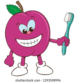 Healthy Teeth cartoon