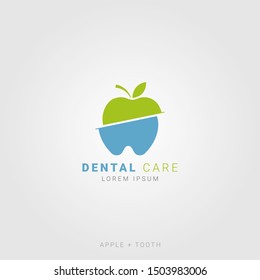 Healthy Tooth Dental Logo - Vector