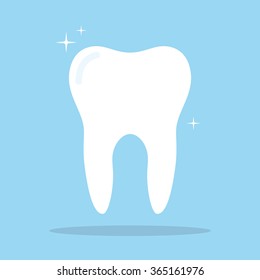 Healthy Tooth Icon in Vector