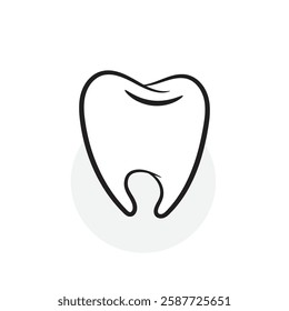 Healthy tooth logo template and icon illustration