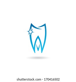 Healthy tooth - vector illustration
