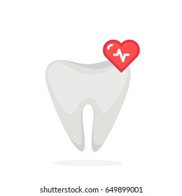 Healthy Tooth vector illustration