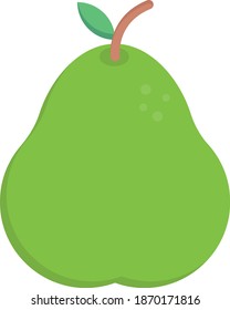 icono de color plano vectorial saludable