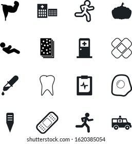 healthy vector icon set such as: personal, restaurant, abdominal, cardiology, color, dentistry, slice, paper, heartbeat, checklist, active, vegetarian, nutrition, yolk, eggs, loaf, circle, bicep