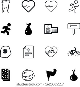 healthy vector icon set such as: button, transportation, sweet, exterior, fried, paper, bread, modern, yolk, diagnosis, cycle, treatment, speed, mountain, dieting, outdoor, farm, transport, measure