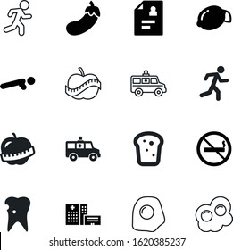 healthy vector icon set such as: tooth, purple, human, dent, patient, oral, push, no, diagnosis, medic, body, yellow, strong, cigarette, report, toothache, citrus, habit, hygiene, bread, person