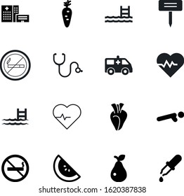 healthy vector icon set such as: architecture, treatment, prohibition, toxic, up, garden, help, training, person, physiology, urgent, experiment, lifestyle, active, equipment, group, organ, red, aid