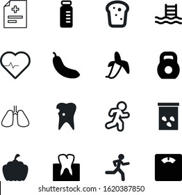 healthy vector icon set such as: pastry, bob, pumpkin, anatomy, doctor, wheat, summer, bunch, prescription, lifting, monitor, mouth, reataurant, lungs, scales, chest, pharmacy, workout, contour, data