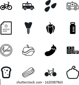 healthy vector icon set such as: technology, architecture, pulse, measuring, summer, clinical, farming, bad, cigar, toast, farm, wheat, outdoor, meat, season, vial, cooked, break, stop, fall, smoking