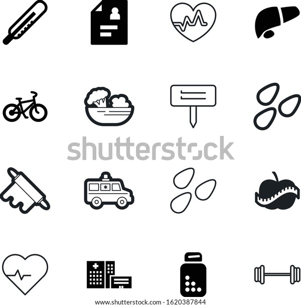 healthy vector icon set such as: anatomy, red,\
bowl, report, tablet, capsule, retro, artistic, car, people,\
rolling, internal, service, spring, cold, garlic, help, seedlings,\
fruit, shadow, dieting