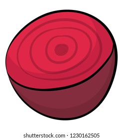 Healthy vegetable, beetroot icon
