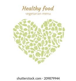  Healthy vegetable heart