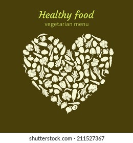  Healthy vegetable heart