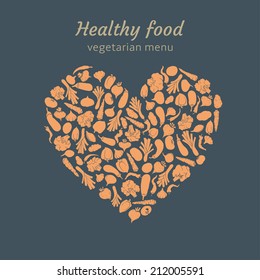  Healthy vegetable heart