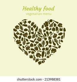 Healthy vegetable heart