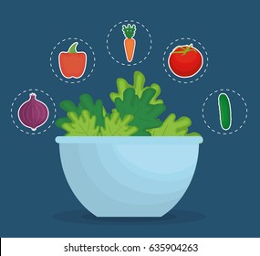 healthy vegetables design
