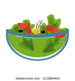 Healthy vegetables salad