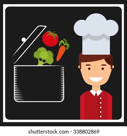 healthy vegetarian food design, vector illustration eps10 graphic 