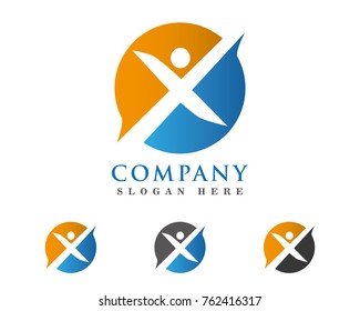 healthy wellness fitness beauty care yoga martial art logo