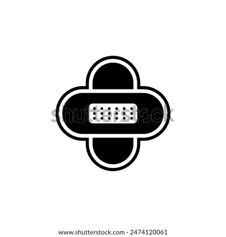 healthy wound plaster icon plus