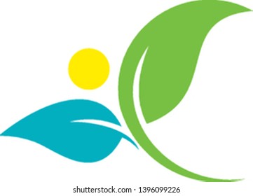HEALTY CARE ICON LOGO VECTOR
