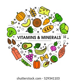Healty food background representing