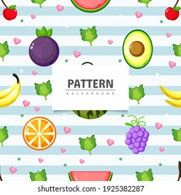 Healty food seamless pattern background