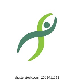 Healty Life Logo Vector Template Icon