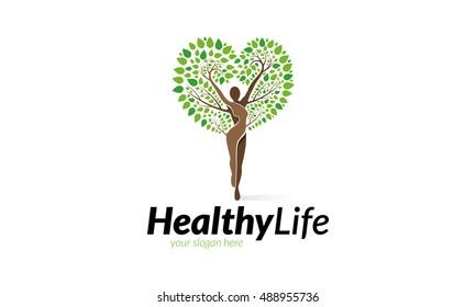 Healty Logo Stock Vector (Royalty Free) 488955736 | Shutterstock