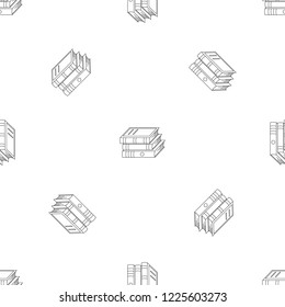 Heap of book pattern seamless vector repeat geometric for any web design