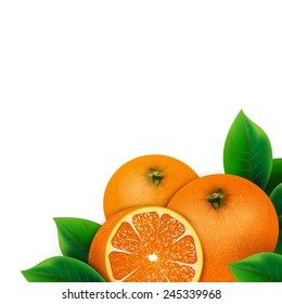 Heap of fresh orange 
