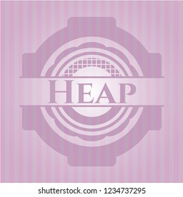 Heap retro pink emblem