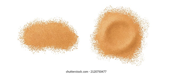 Heap of sand. Vector illustration.