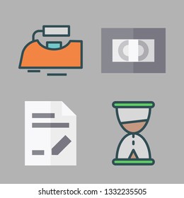 heap vector icon set