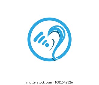 Hear icon  logo design template