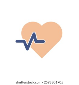 hearbeat icons  symbol vector elements for infographic web