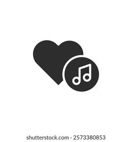 Heard heart note icon web design in vector