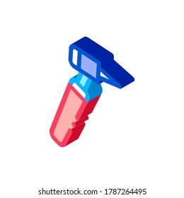 Hearing Aid Equipment Icon Vector. Isometric Hearing Aid Equipment sign. color isolated symbol illustration