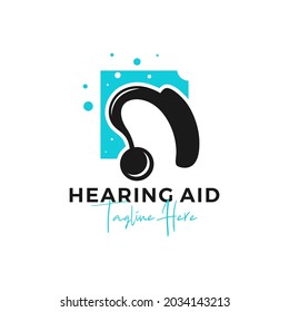 hearing aid inspiration illustration logo design