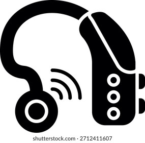 Hearing Aid New Creative Icon Design Vector