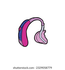 hearing aids in vibrant colors 
