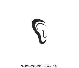 Hearing Logo Template vector