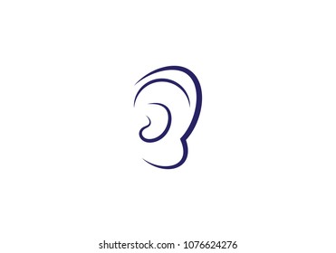 Hearing Logo Template vector icon  illustration design