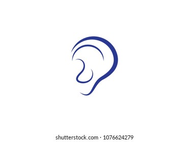 Hearing Logo Template vector icon  illustration design