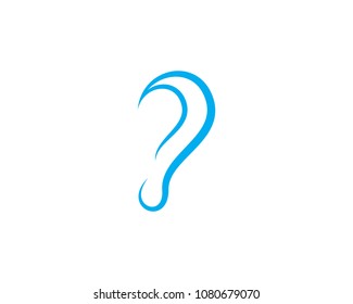 Hearing Logo Template vector icon design