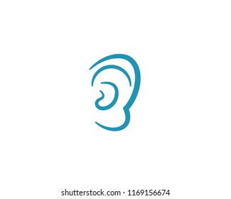 Hearing Logo Template vector icon design