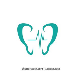 Hearing Logo Template vector icon design - Vector
