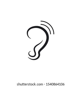 Hearing Logo Template vector icon design